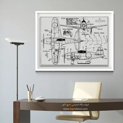 ایده ناب طلایی – تابلو طرح اختراعات - فروش تابلو اختراعات نوین برای دکوراسیون داخلی - اسپو دکور