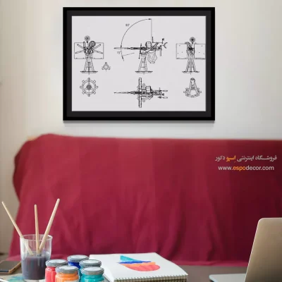 فروش تابلو مهندسی برای دیوار اتاق
