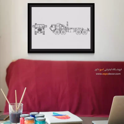 خلاقیت – تابلو طرح اختراعات - خرید آنلاین تابلو پتنت برای دکوراسیون داخلی - اسپو دکور