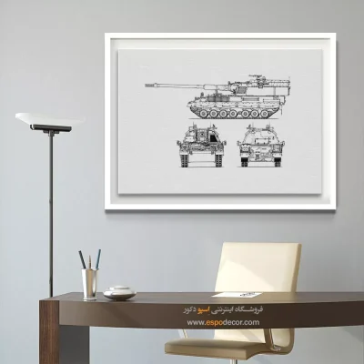 جهش ذهن خلاق – تابلو طرح اختراعات - فروش تابلو اختراعات فنی برای دکوراسیون داخلی - اسپو دکور