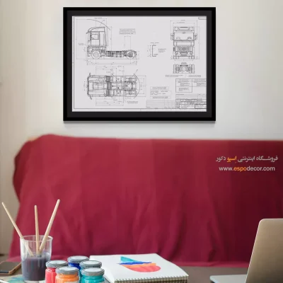 نور اندیشه نوین – تابلو طرح اختراعات - مرکز خرید تابلو بوم اختراع برای هدیه تولد - اسپو دکور