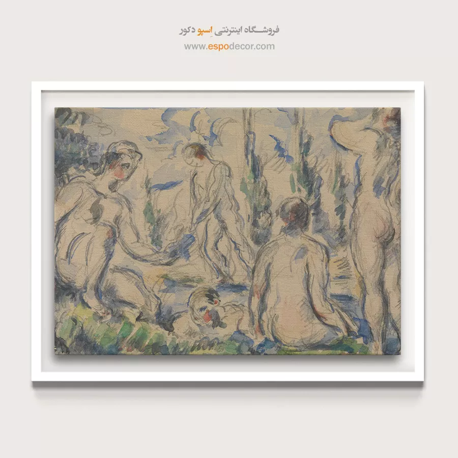 تابلو نقاشی های پل سزان - اسپو دکور