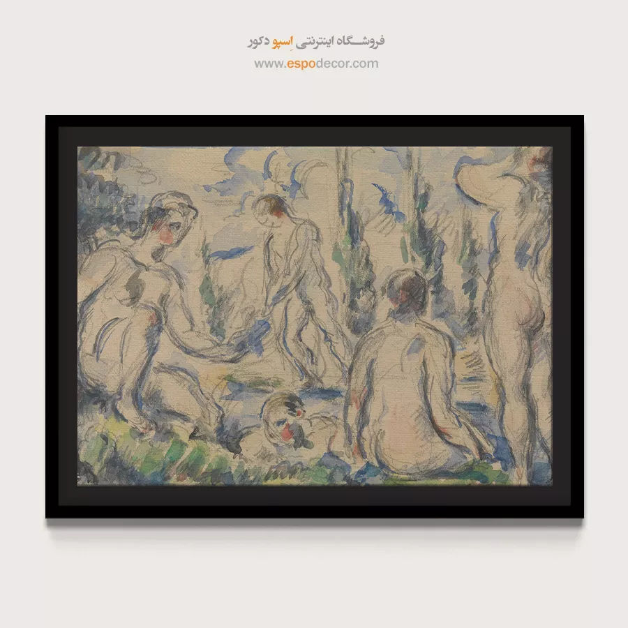 تابلو نقاشی های پل سزان - اسپو دکور