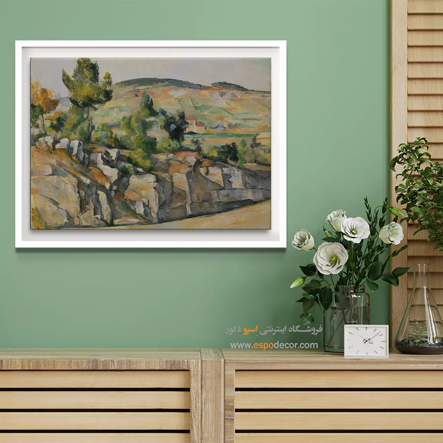 تابلو نقاشی های پل سزان - اسپو دکور