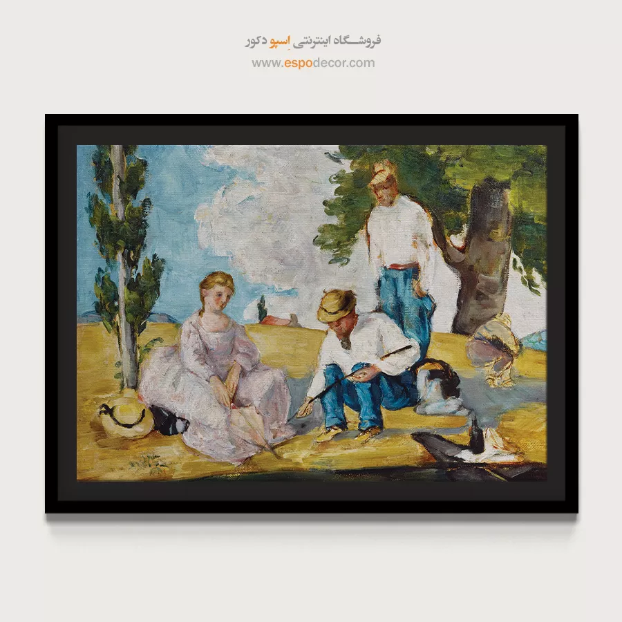 تابلو نقاشی های پل سزان - اسپو دکور
