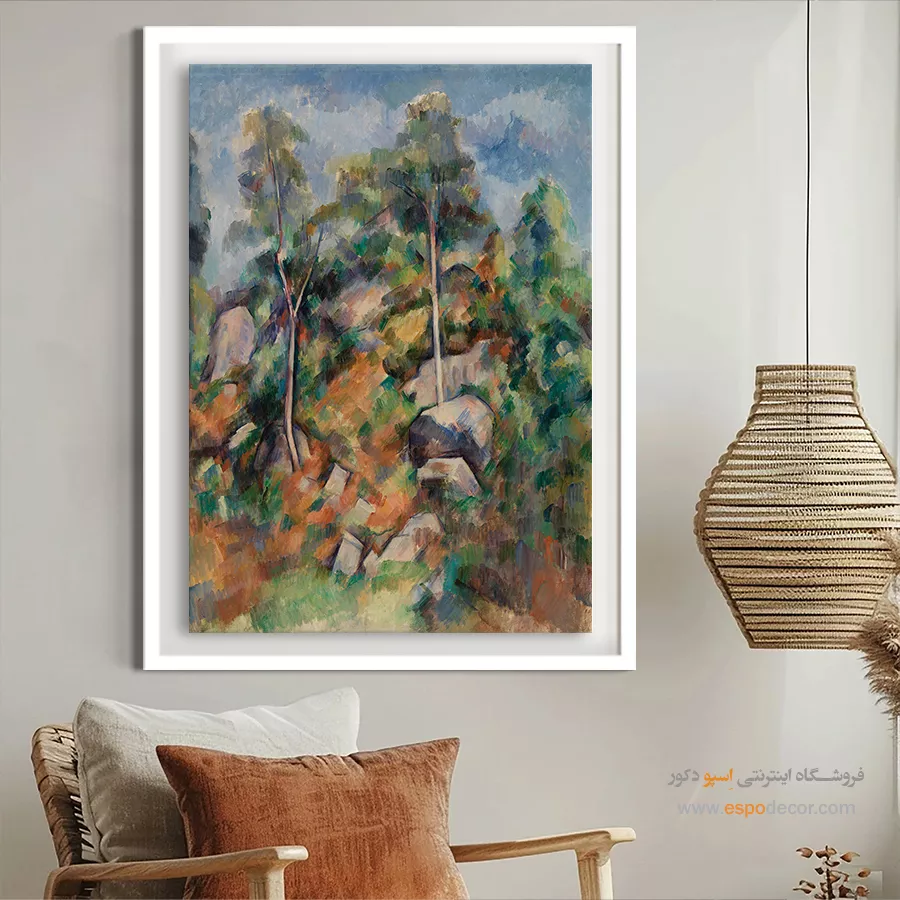تابلو نقاشی های پل سزان - اسپو دکور