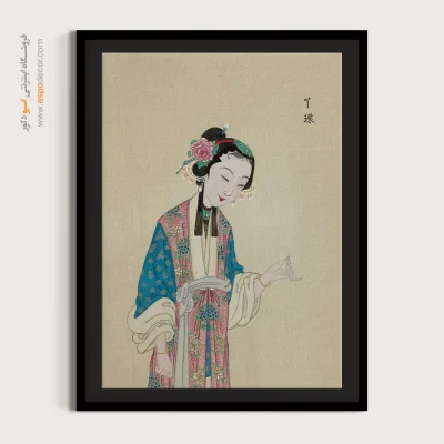 تابلو خاص - نغمه گل – تابلو شخصیتهای اپرای پکن - اسپو دکور