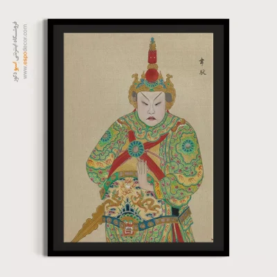 خرید تابلو آنلاین - خون یاقوت – تابلو شخصیتهای اپرای پکن - اسپو دکور