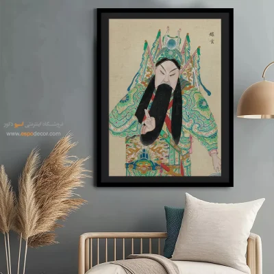 خرید تابلو نقاشی - چشم جادو – تابلو شخصیتهای اپرای پکن - اسپو دکور