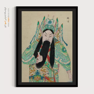 خرید تابلو نقاشی - چشم جادو – تابلو شخصیتهای اپرای پکن - اسپو دکور