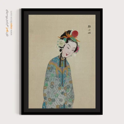 تابلو شخصیت‌های تاریخی چینی - چشم شبنم – تابلو شخصیتهای اپرای پکن - اسپو دکور