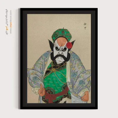 تابلو دکوراسیون منزل مدرن - شبح شب – تابلو شخصیتهای اپرای پکن - اسپو دکور