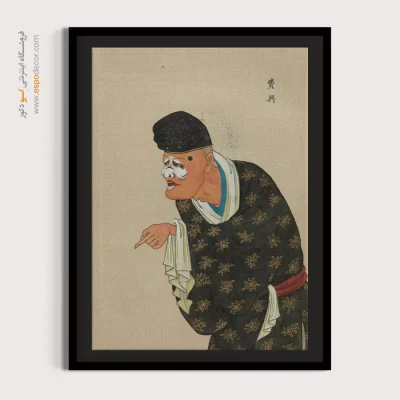 تابلو دکوراتیو - لبخند خورشید – تابلو شخصیتهای اپرای پکن - اسپو دکور