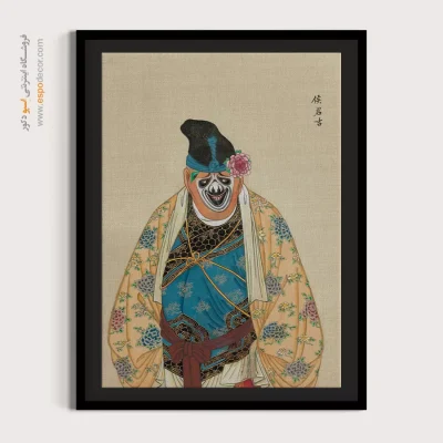 تابلو برای دکوراسیون پذیرایی - سایه پرواز – تابلو شخصیتهای اپرای پکن - اسپو دکور