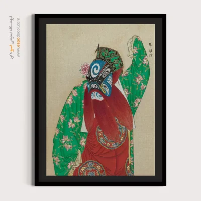 خرید تابلو دکوراتیو - طلوع خیال – تابلو شخصیتهای اپرای پکن - اسپو دکور