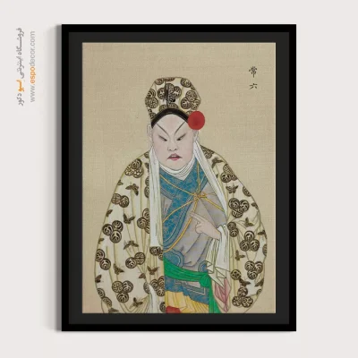 تابلو شخصیت‌های اپرای پکن مدرن - طوفان خیال – تابلو شخصیتهای اپرای پکن - اسپو دکور