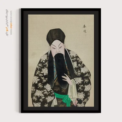 خرید تابلو بوم دکوراتیو - پرواز مه – تابلو شخصیتهای اپرای پکن - اسپو دکور