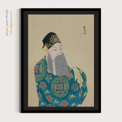 تابلو دکوراسیون اتاق کار - طلسم زندگی – تابلو شخصیتهای اپرای پکن - اسپو دکور