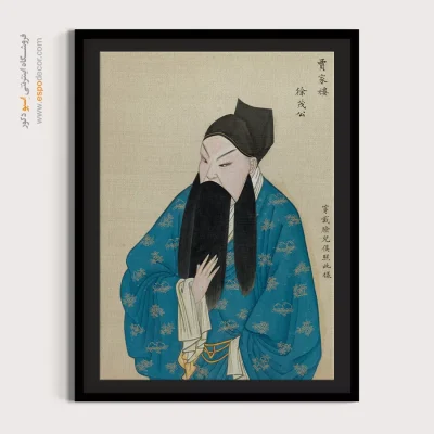 خرید تابلو - صدای سرخ – تابلو شخصیتهای اپرای پکن - اسپو دکور