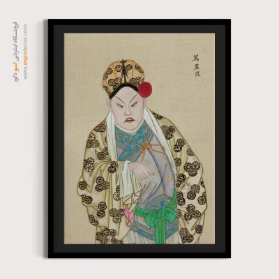 تابلو نقاشی برای هدیه - آوای خیال – تابلو شخصیتهای اپرای پکن - اسپو دکور