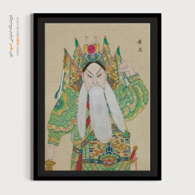 تابلو خاص - راز آینه سرخ – تابلو شخصیتهای اپرای پکن - اسپو دکور