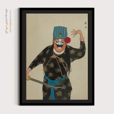 خرید تابلو دکوراتیو شخصیت‌های اپرا - لحظه راز – تابلو شخصیتهای اپرای پکن - اسپو دکور