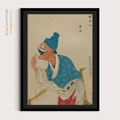 خرید هدیه تولد برای هنرمندان - چشم افسانه – تابلو شخصیتهای اپرای پکن - اسپو دکور