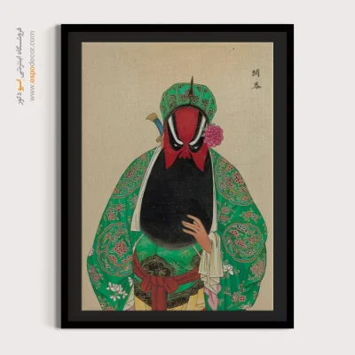 تابلو دکوراتیو برای اتاق خواب - آوای عشق – تابلو شخصیتهای اپرای پکن - اسپو دکور