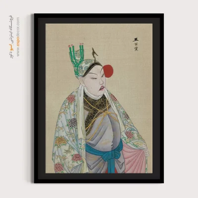 تابلو دکوراتیو دکوراسیون منزل - صدای شب – تابلو شخصیتهای اپرای پکن - اسپو دکور