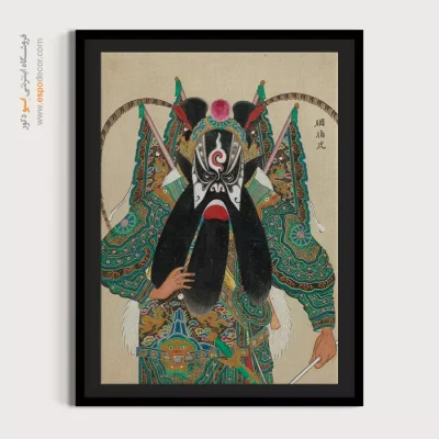 خرید تابلو دکوراتیو هنری - نبض خیال – تابلو شخصیتهای اپرای پکن - اسپو دکور