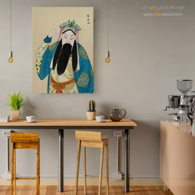 تابلو دکوراتیو شیک - چشم‌های سرنوشت – تابلو شخصیتهای اپرای پکن - اسپو دکور