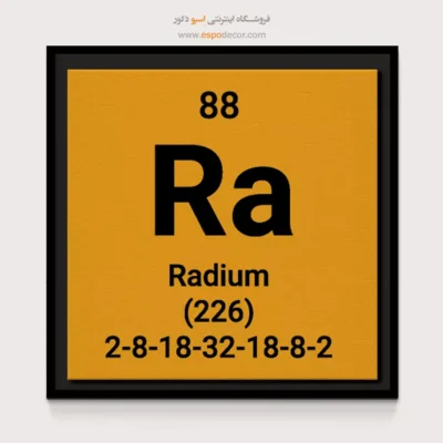‏Radium  – تابلو عناصر جدول تناوبی - اسپو دکور