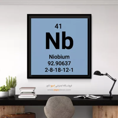 ‏Niobium  – تابلو عناصر جدول تناوبی - اسپو دکور
