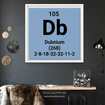 Dubnium – تابلو عناصر جدول تناوبی - اسپو دکور
