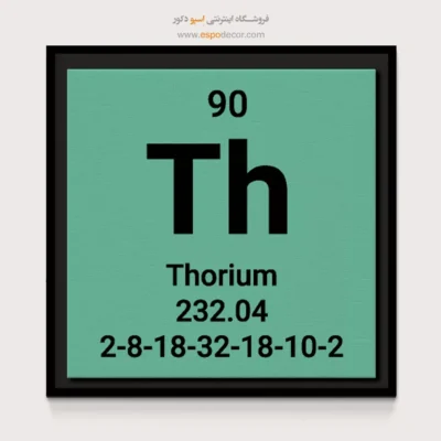 ‏Thorium  – تابلو عناصر جدول تناوبی - اسپو دکور