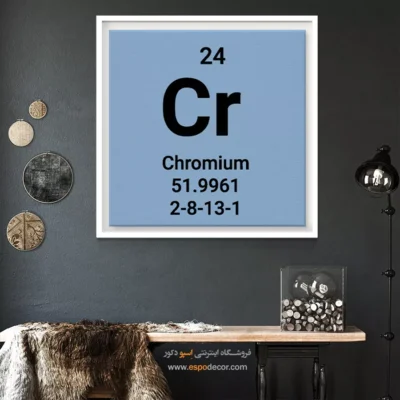 ‏Chromium  – تابلو عناصر جدول تناوبی - اسپو دکور