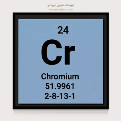 ‏Chromium  – تابلو عناصر جدول تناوبی - اسپو دکور
