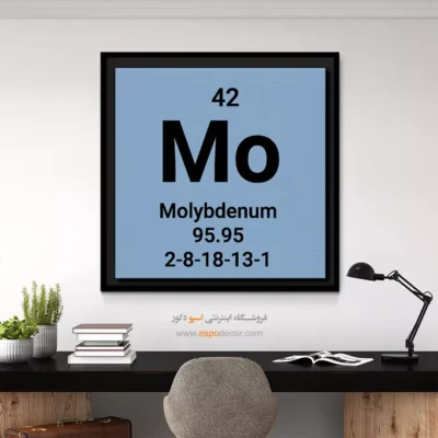 ‏Molybdenum  – تابلو عناصر جدول تناوبی - اسپو دکور