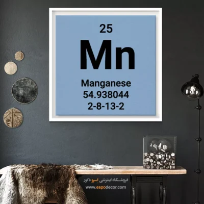 Manganese – تابلو عناصر جدول تناوبی - اسپو دکور