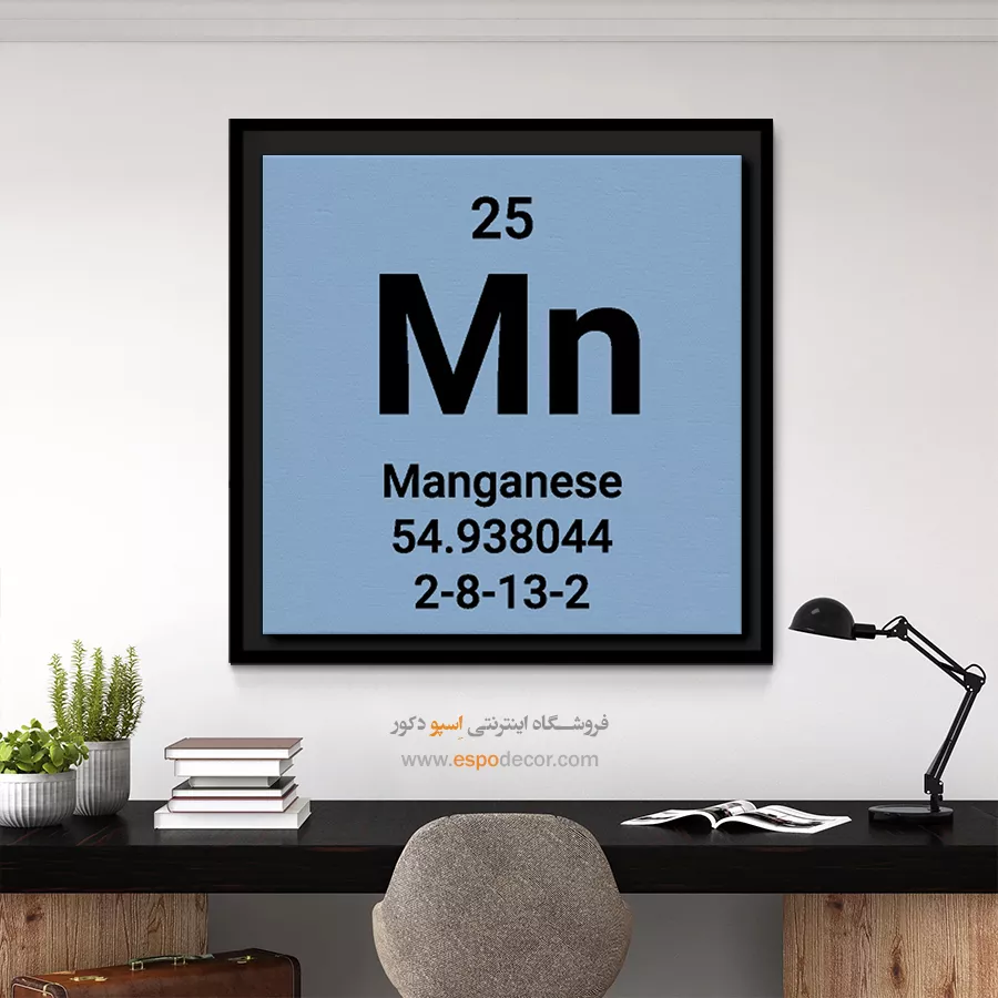 Manganese – تابلو عناصر جدول تناوبی - اسپو دکور