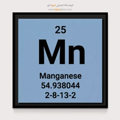 Manganese – تابلو عناصر جدول تناوبی - اسپو دکور