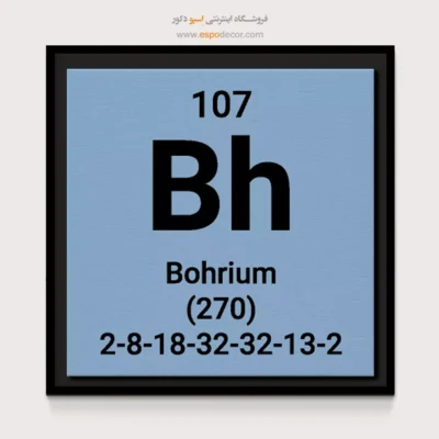 ‏Bohrium  – تابلو عناصر جدول تناوبی - اسپو دکور