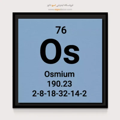 ‏Osmium  – تابلو عناصر جدول تناوبی - اسپو دکور