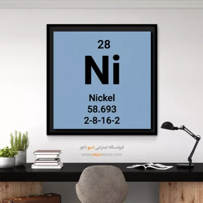 Nickel – تابلو عناصر جدول تناوبی - اسپو دکور