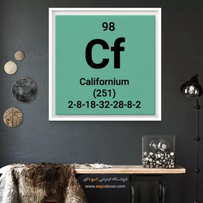 ‏Californium  – تابلو عناصر جدول تناوبی - اسپو دکور