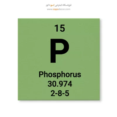 ‏Phosphorus  – تابلو عناصر جدول تناوبی - اسپو دکور