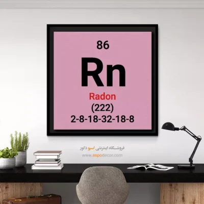 ‏Radon  – تابلو عناصر جدول تناوبی - اسپو دکور