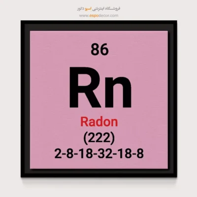 ‏Radon  – تابلو عناصر جدول تناوبی - اسپو دکور
