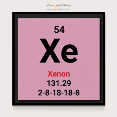 ‏Xenon  – تابلو عناصر جدول تناوبی - اسپو دکور