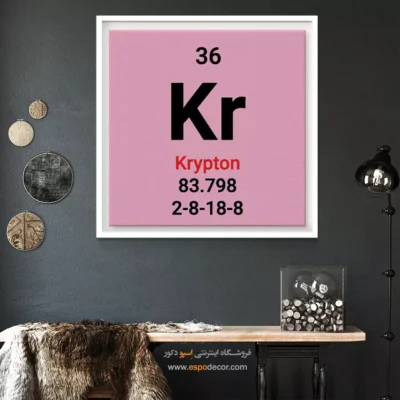 ‏Krypton  – تابلو عناصر جدول تناوبی - اسپو دکور